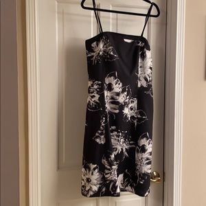 Silk floral dress